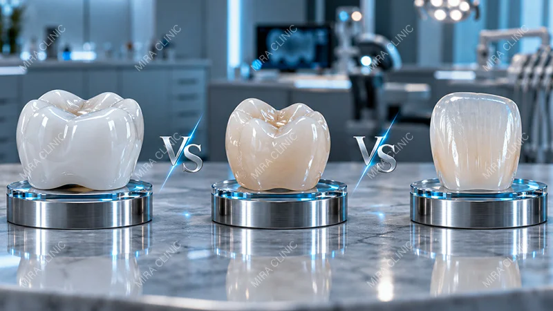 Zirconia vs Porcelain vs E-max Crowns: Which Offers Better Value?